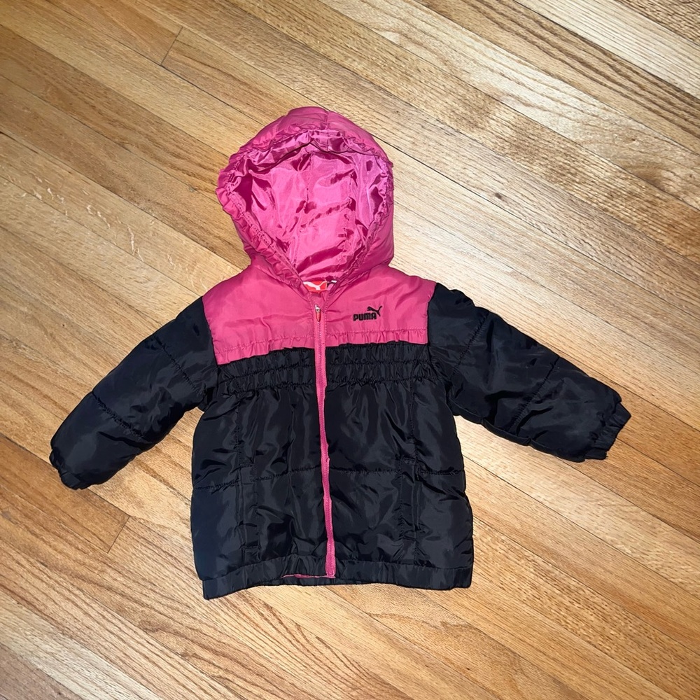 Black/Pink Puma coat